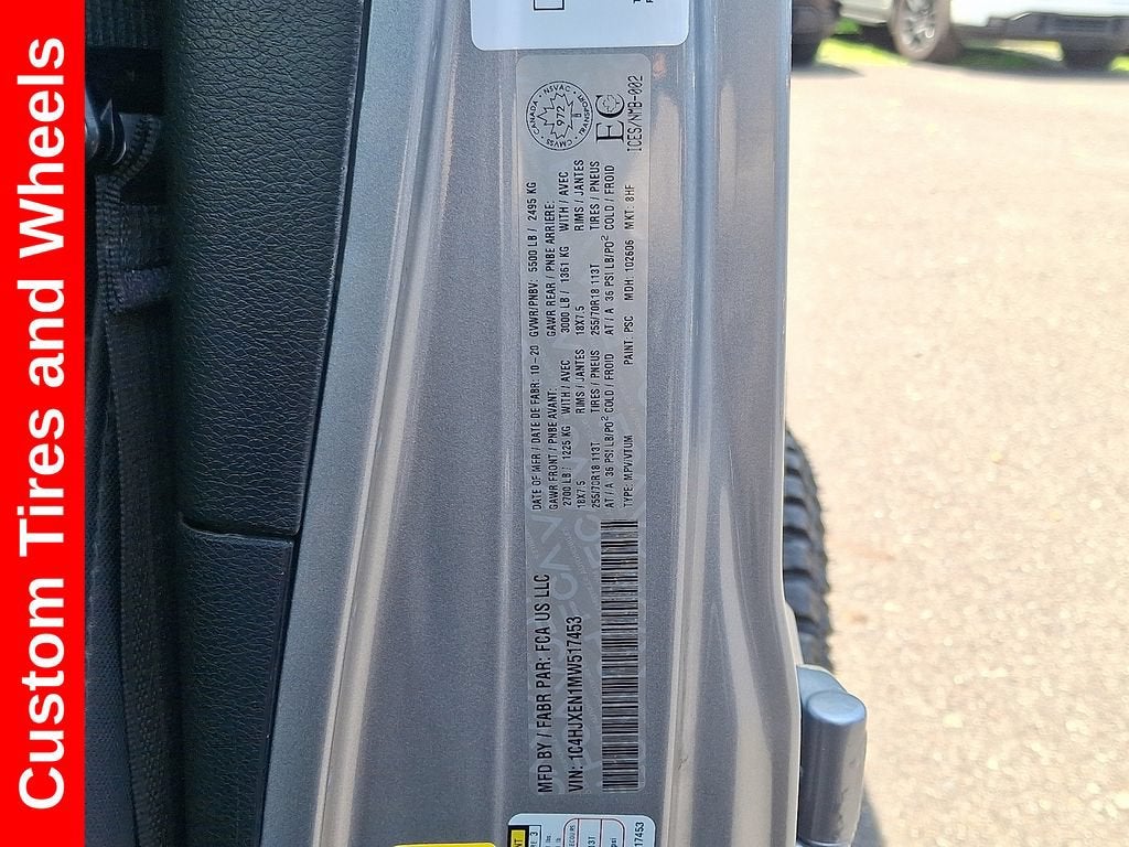 2021 Jeep Wrangler Unlimited Sahara