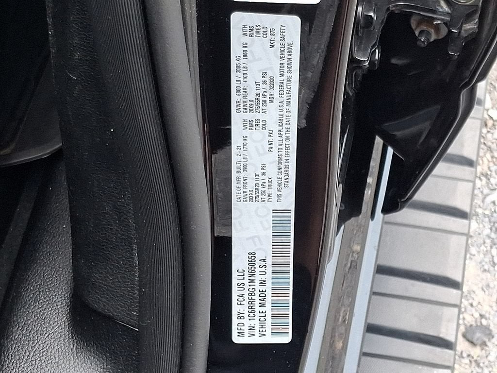 2021 RAM 1500 Big Horn Quad Cab 4x4 6'4" Box