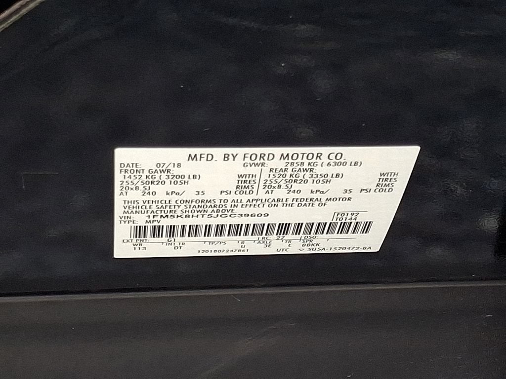 2018 Ford Explorer Platinum