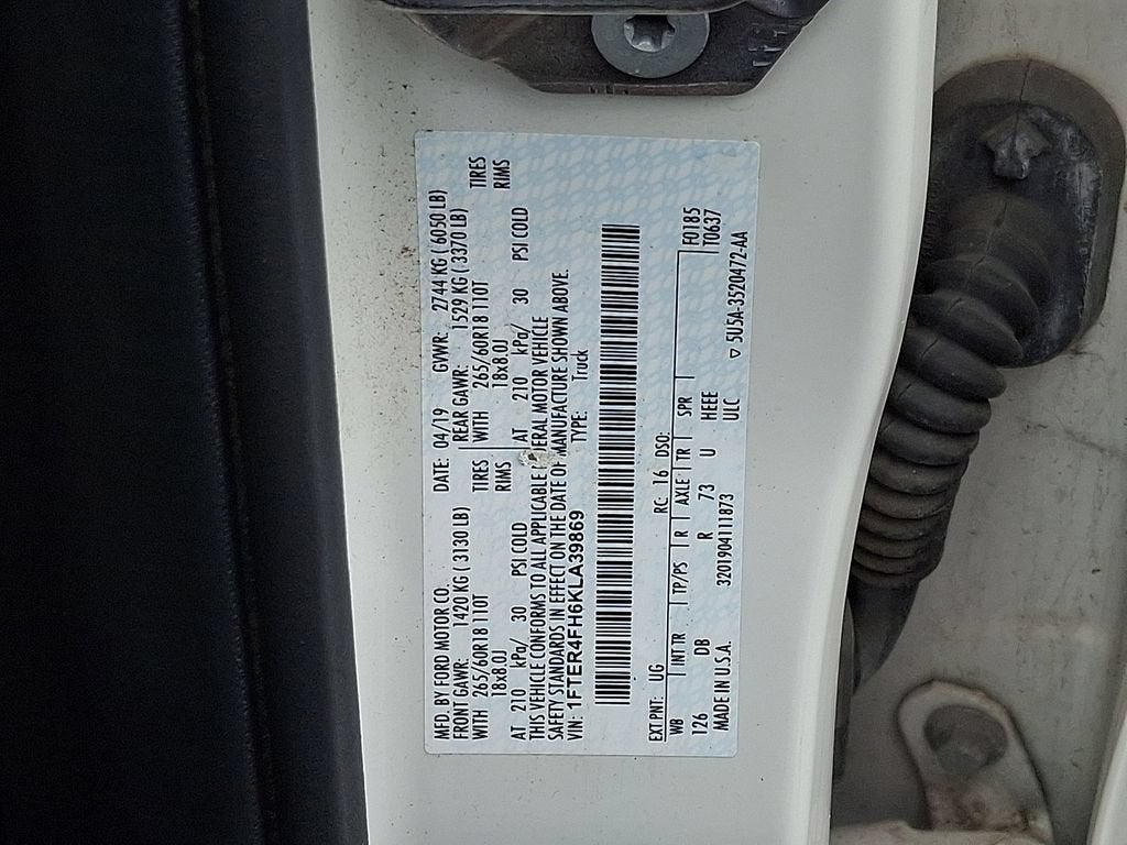 2019 Ford Ranger XL