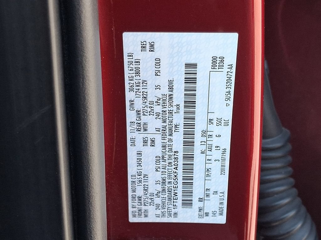 2019 Ford F-150 Limited