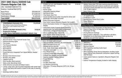 2021 GMC Sierra 3500 HD Chassis Cab JET BLACK