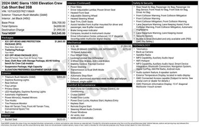 2024 GMC Sierra 1500 Elevation