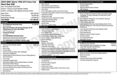 2023 GMC Sierra 1500 AT4