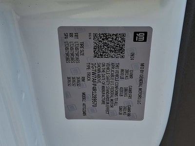 2024 GMC Savana Cargo 2500 Work Van