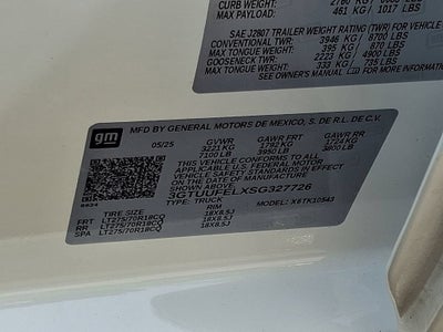 2025 GMC Sierra 1500 AT4X