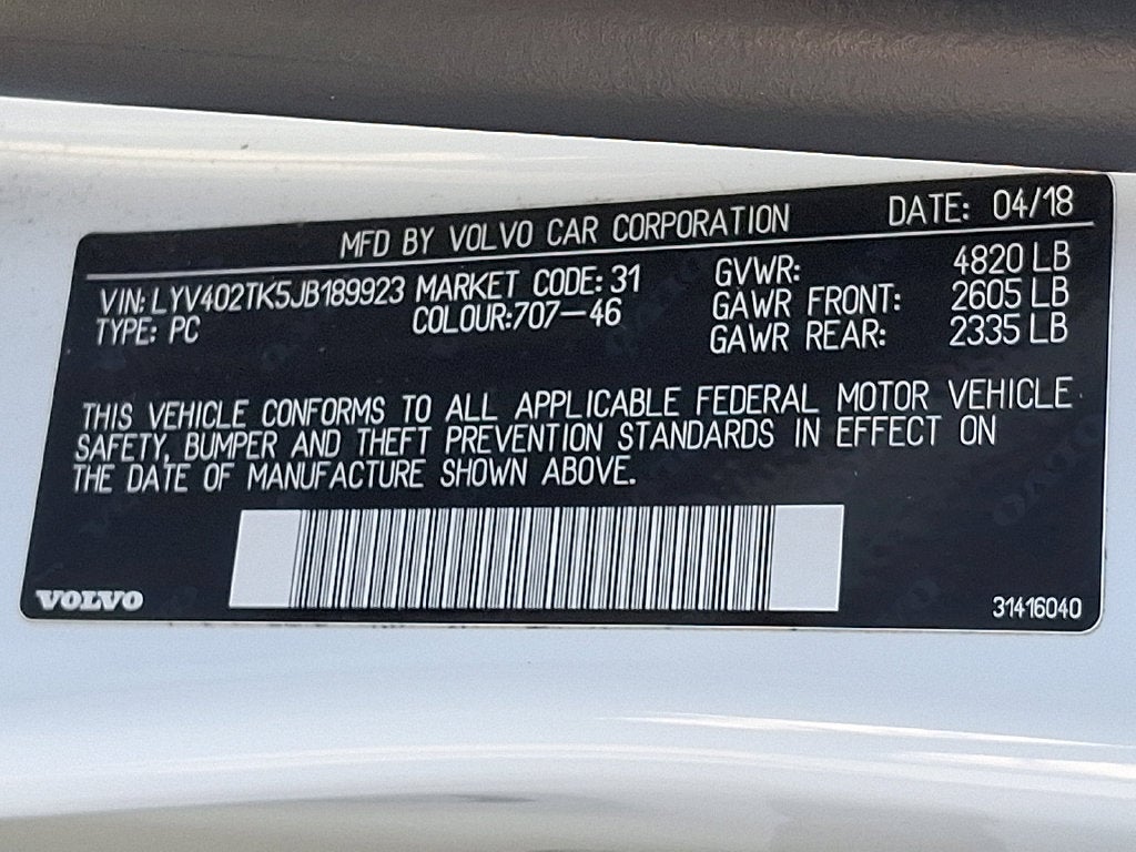 2018 Volvo S60 Inscription T5