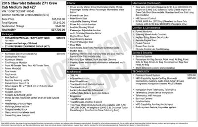 2016 Chevrolet Colorado 4WD Z71