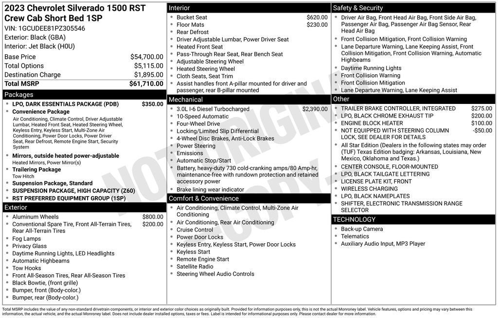 2023 Chevrolet Silverado 1500 RST