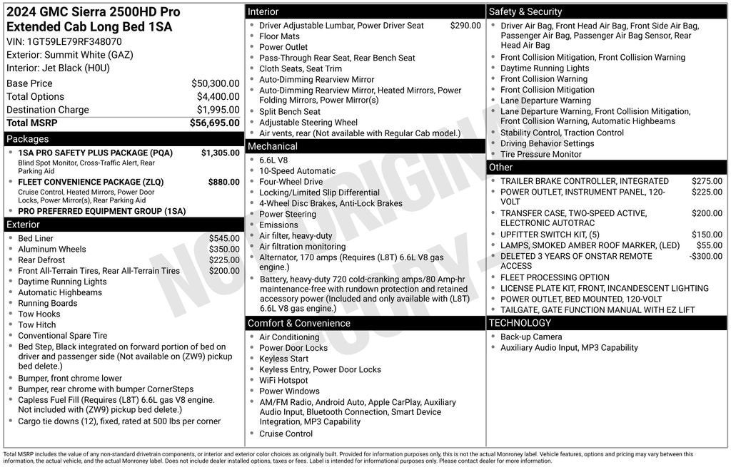 2024 GMC Sierra 2500 HD Pro