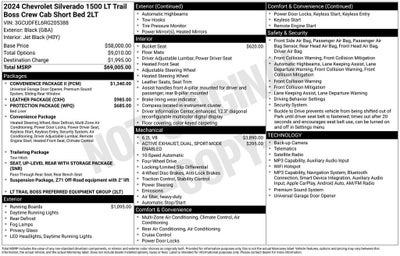 2024 Chevrolet Silverado 1500 LT Trail Boss