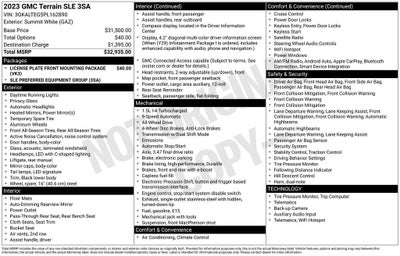2023 GMC Terrain SLE