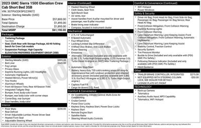 2023 GMC Sierra 1500 Elevation