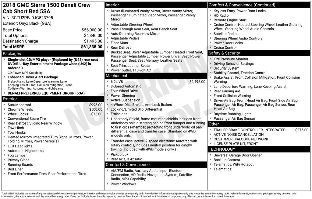2018 GMC Sierra 1500 Denali