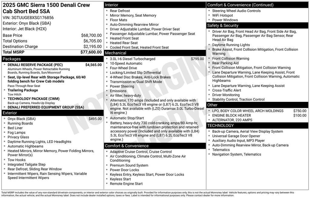 2025 GMC Sierra 1500 Denali