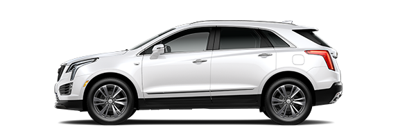 Profile View of a White 2026 XT5 in the Premium Luxury Trim