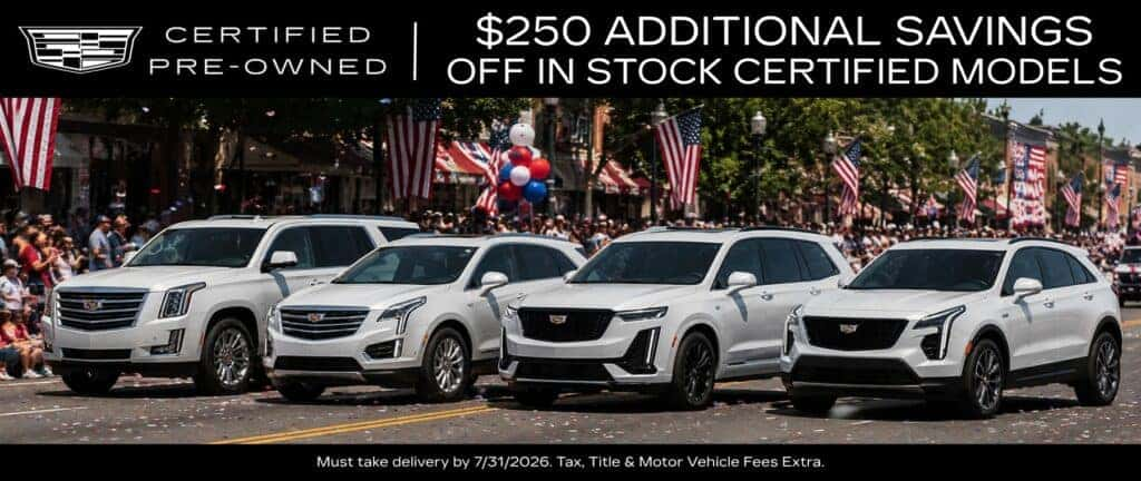 Cadillac Certified Pre-Owned Offer