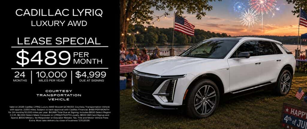 LYRIQ Loaner Lease Special